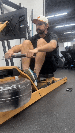 A tester using the Ergatta Lite.