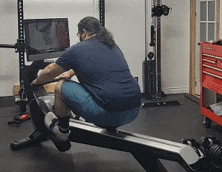 The NordicTrack RW900 in motion. 