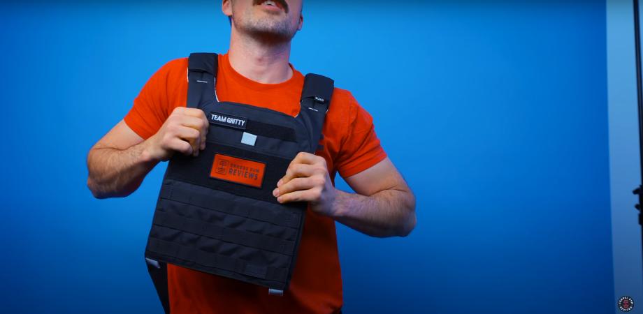 Man wearing the 5.11 TacTec Plate Carrier